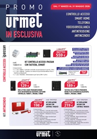 Promo Urmet in esclusiva