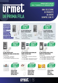 Promo Urmet in prima fila