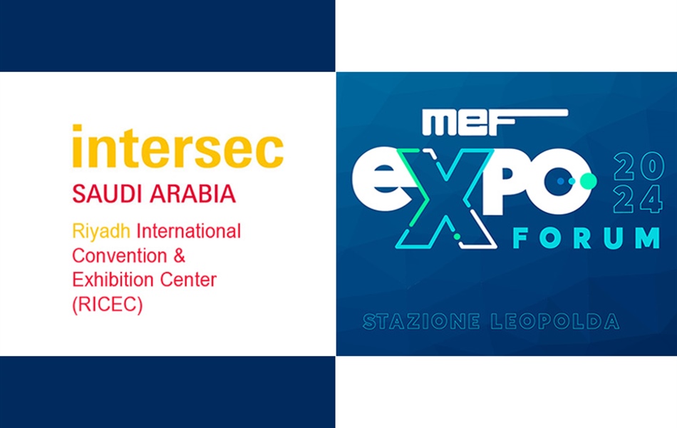 Urmet will be exhibiting at the Intersec trade fair in Saudi Arabia and simultaneously in Florence at the Mef Expo Forum